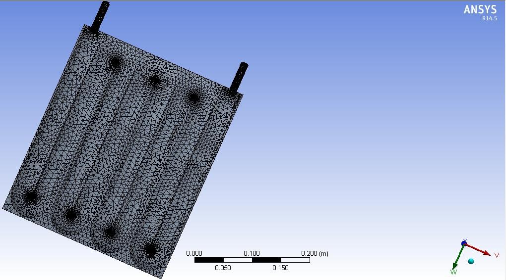 created using design modeler of ANSYS as shown in Figures 3 and 4.