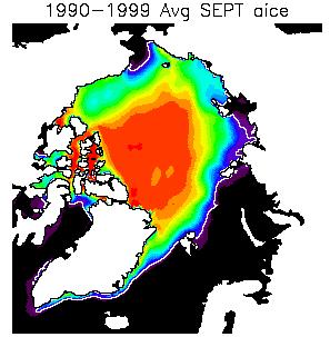 Abrupt reductions in the September sea ice cover September sea ice extent Ice Extent ( 10 6 km 2 ) SSMI