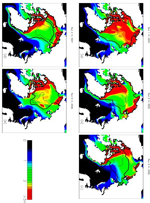 Searching for a critical ice threshold Thickness and extent of ice at initiation of abrupt retreat Ice lost over events varies in