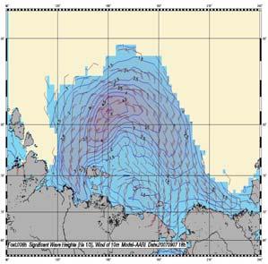 Dymov) Changes in (long-return) wind waves due to -