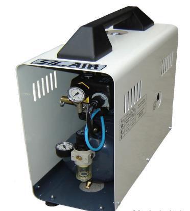 Air Pump and Filtration SIL-AIR Compressor Extremely Quiet, classroom capable Max