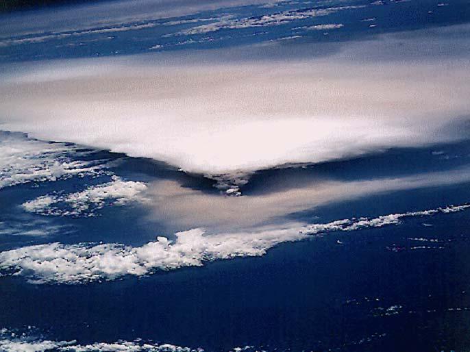 height Rabaul, PNG, 1994 Ice affects plume buoyancy and maximum plume height, and particle fallout