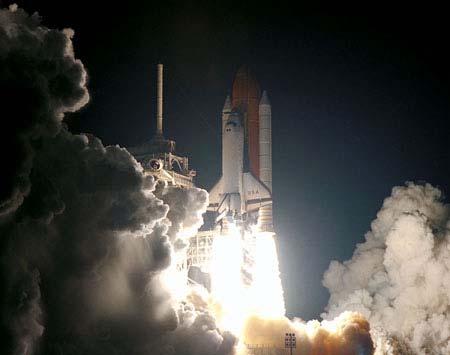 Chandra was launched aboard Space