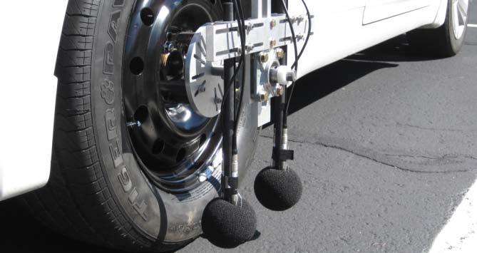 OBSI Measurement Procedures Used 2012 Toyota Camry and Standard Reference Test Tire (SRTT) Tire pressure & hardness were