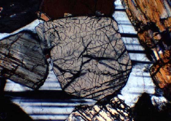 John Winter and Prentice Hall. Crystallization sequence Figure 3.15. Intergranular texture in basalt.