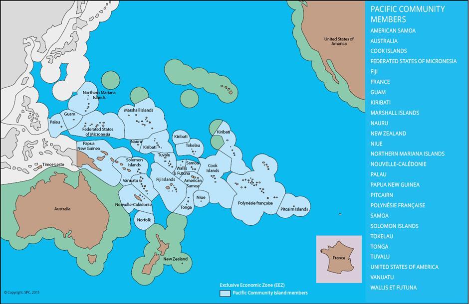 Members Cook Islands FSM Fiji Kiribati Nauru Niue Marshal Island PNG Palau Samoa Solomon Island