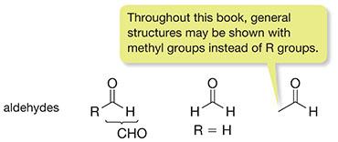 7.2.2 Aldehydes and ketones Aldehyde: