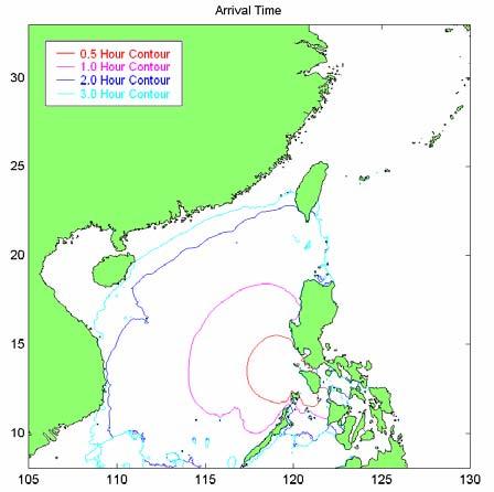 tsunamis will attack coastal regions of Southeast China (Fujian province, Gudong province, Hong