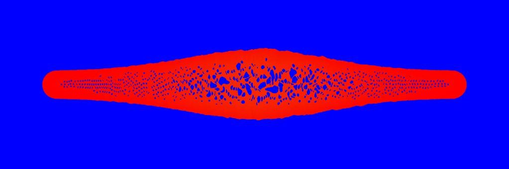High resolution simulation of cavitation in the mercury jet