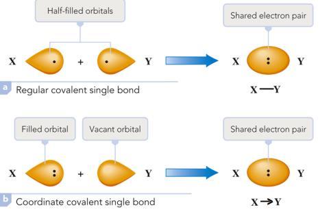 Section 5.5 Coordinate Covalent Bonds Formation of a Regular Covalent Bond vs a Coordinate Covalent Bond Section 5.