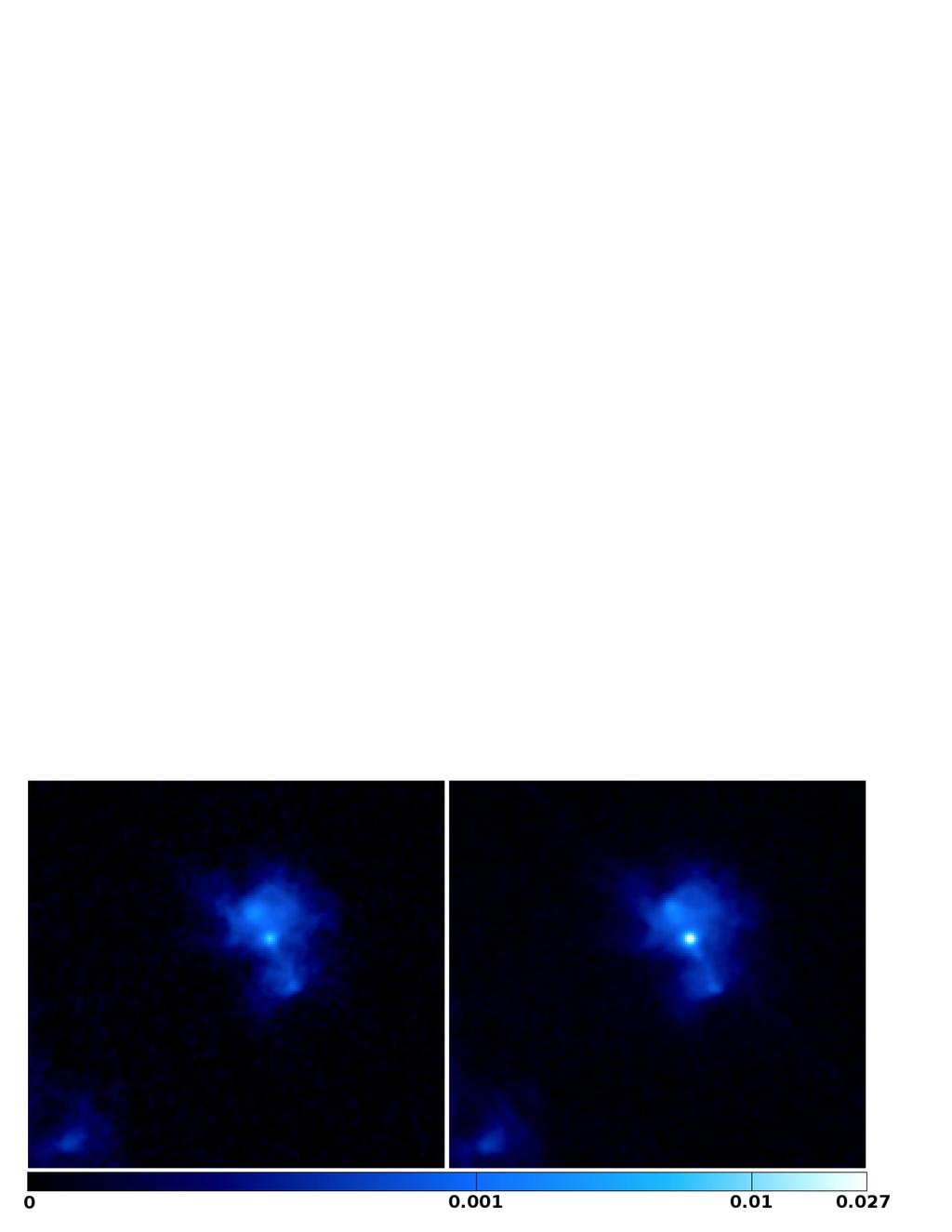 Magnetar- like Behavior in a Rotation- Powered