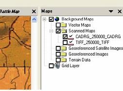 Logical layers Geodata Presentation: Logical Layers Background maps: Scanned