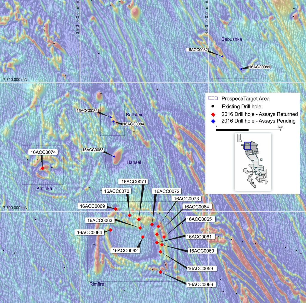 For personal use only The reconnaissance RC drilling results have highlighted an exciting exploration opportunity with follow-up drilling based exploration required.
