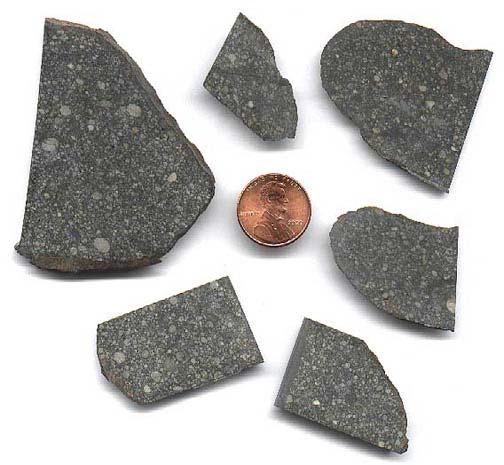 Types of Meteorites (Falls) Stones Carbonaceous Chondrites