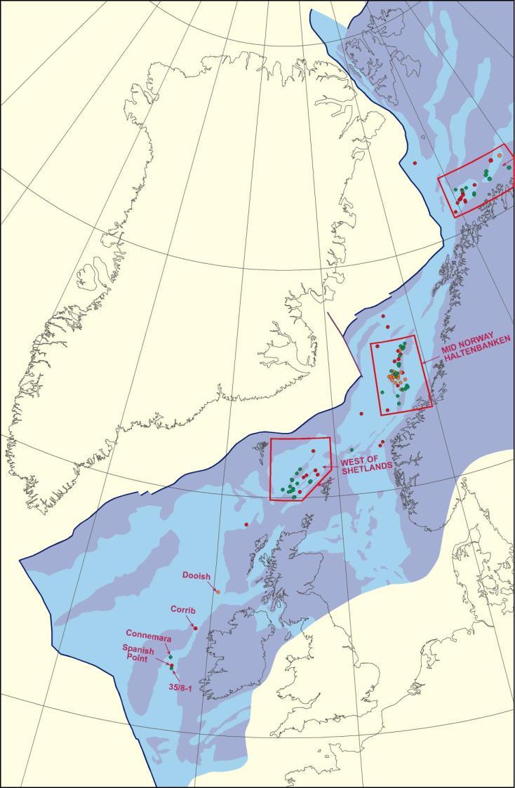 Conclusion FIELDS & DISCOVERIES Western Barents Sea NE Atlantic margin basins contain major hydrocarbon resources. Large areas of the NE Atlantic margin remain undrilled.