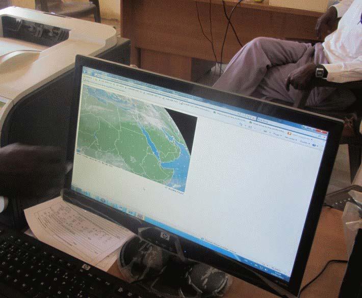 Forecasting tools at Juba met office Picture 5.