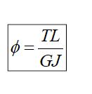 Torque stress summary Shear Stress τ = Gγ= Tr = 16T J π d 3 τ : Shear Stress r : shaft radius G: Modulus of rigidity d : Shaft diameter γ: Shear Strain J :