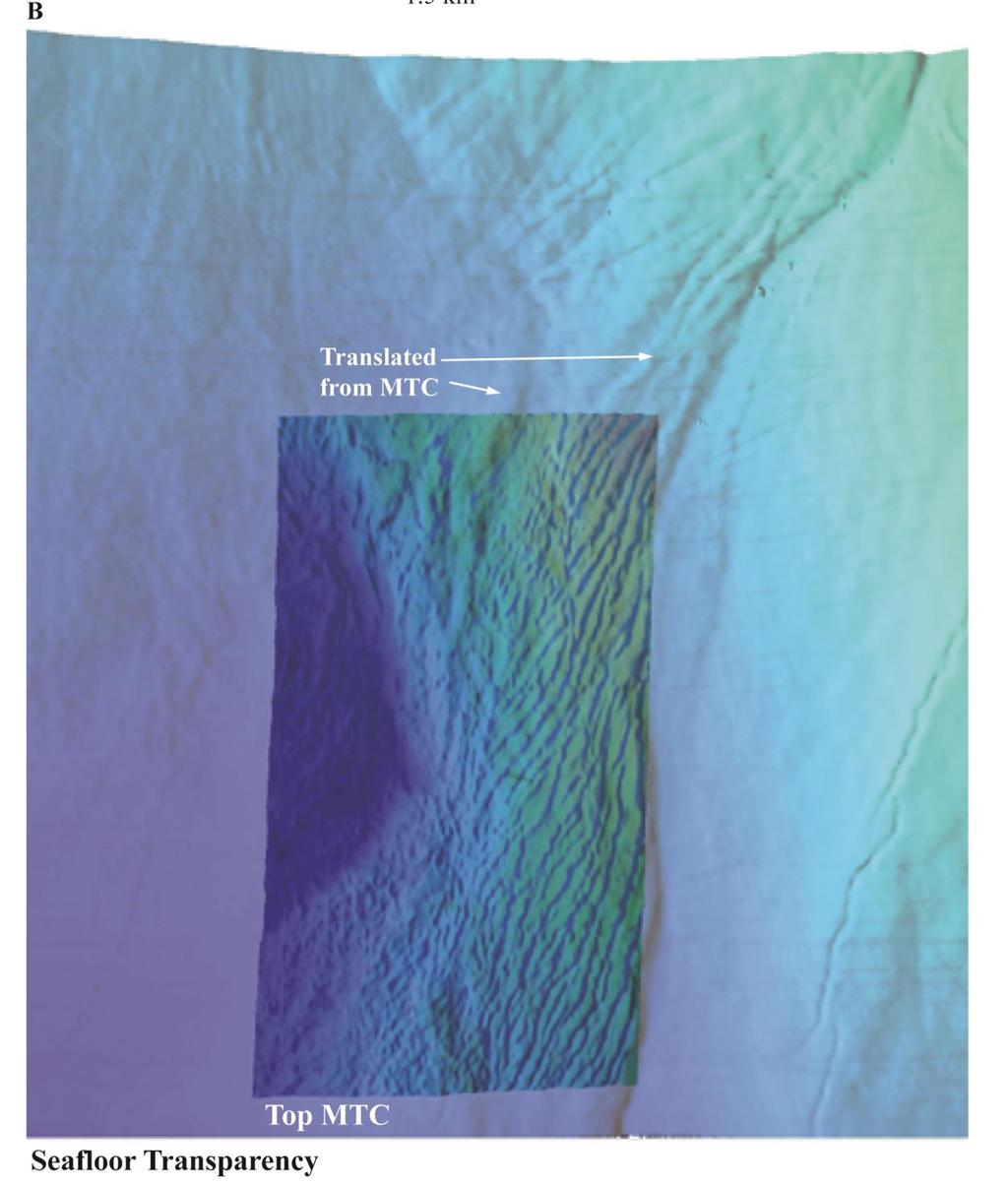 MTC is ~ 40 ms (30 m) below the seafloor. Brookshire, Jr. BN (2015).