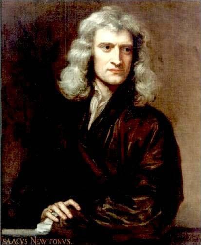 Isaac Newton 1687: Space and time are the static stage
