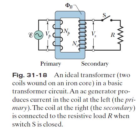 Transformers If N s >N p, the device is a step-up transformer because it steps the primary s voltage V p up to a higher voltage V s. Similarly, if N s <N p, it is a step-down transformer.