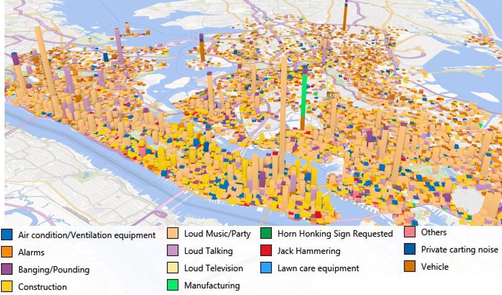 311 in NYC 311 Data A platform for citizen s non-emergent complaints Associated with a location,