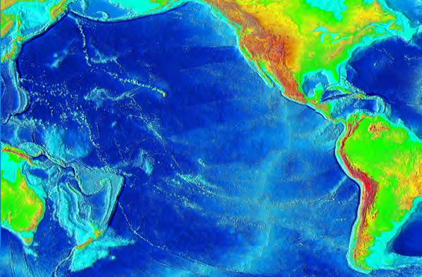 Hot Spot Traces on the Pacific Ocean Floor The Mantle Plume Model Hot spot volcanoes are manifestations of mantle plumes: columns of hot rock rising buoyantly from the deep mantle This idea proposed