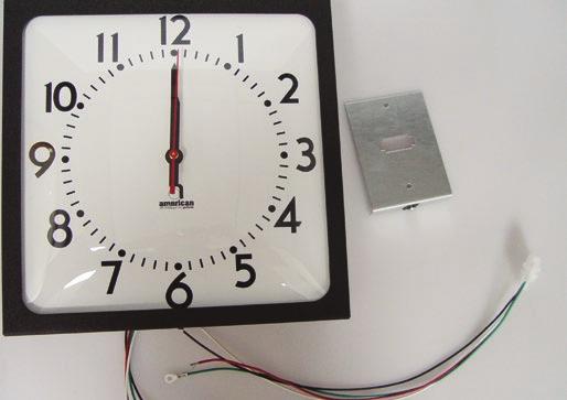 AllSync Plus Clock & Operation Manual Metal Surface Mount Clock Warning: The AllSync
