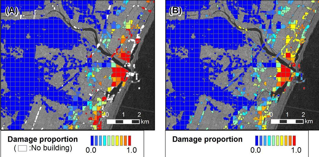 Towards Quantitative Estimation of Structural Damage using SAR data Pre and post event satellite data (TSX, CSK, RS-2, PALSAR-2, ) Digital
