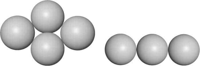 SILBERT, LIU, AND NAGEL FIG. 12. Left: The particles at the left and at the right share two common neighbors and are separated by a distance r= 3.