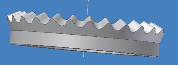 The 3D model for calculation is shown on fig. 4.