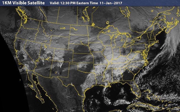 Forecast Tools: Satellite Visible Imagery - Visible radiation