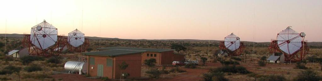 The new era of gamma-ray astronomy with ground-based telescopes has already started: HESS telescope in Namibia, fully operative since 2003 +