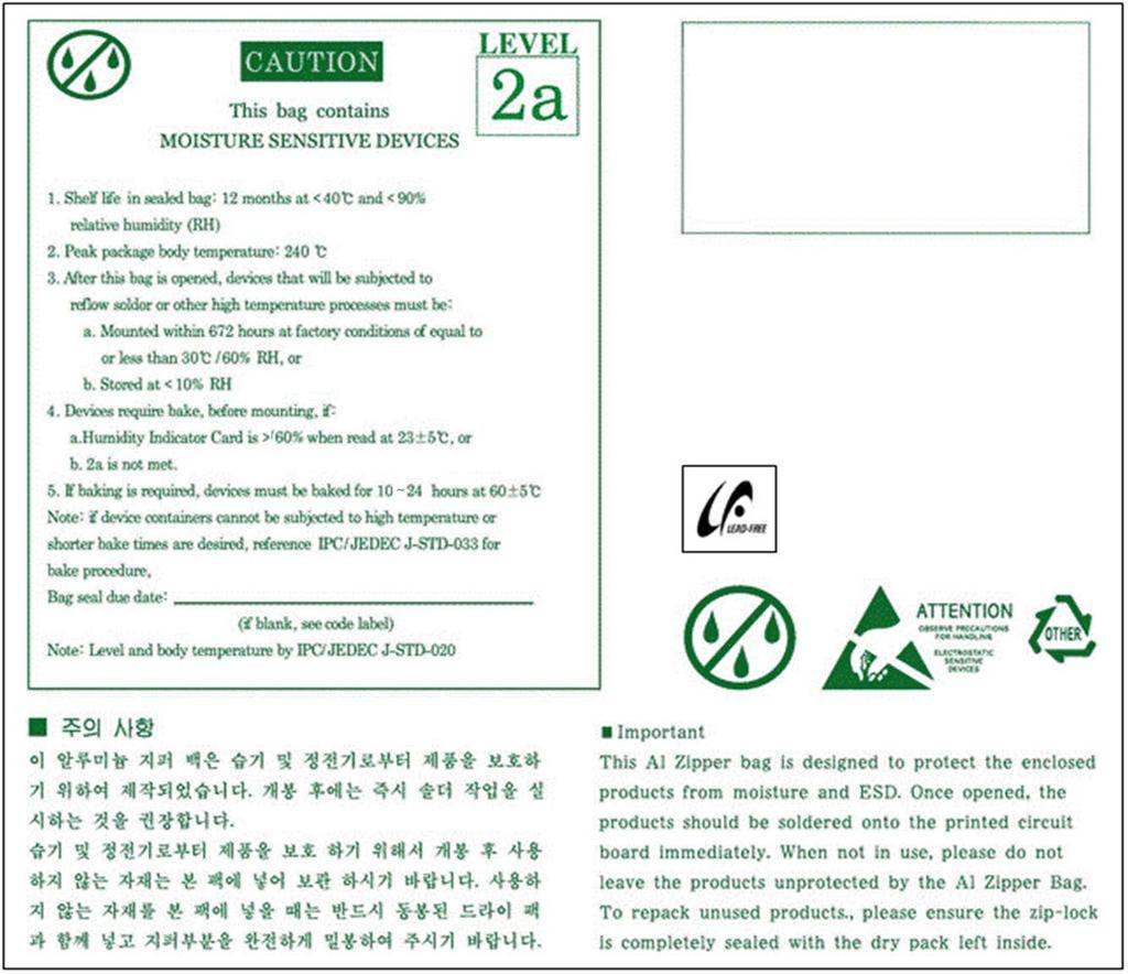 32 b) Aluminum Vinyl Packing Bag A2R4SE SPMWHT329FD7YBR0S0