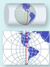 Cartographic transformations Three stages in the transformation of the Earth's surface from reality to map can be
