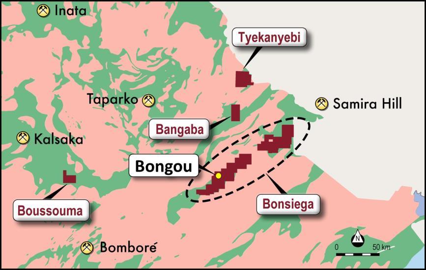 DRILLING PROGRAM PDI commenced drilling at the Bongou Prospect in Burkina Faso (Figure 1) on 1 st November 2013.