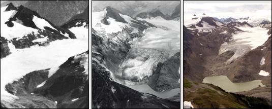 Retreating mountain glaciers 1928 1979