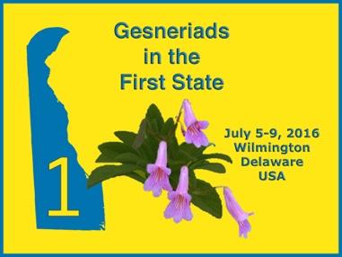 The Delaware African Violet and Gesneriad Society would like to invite you to join us for this year s convention, "Gesneriads in the First State.