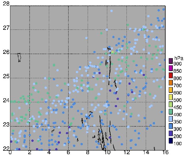 The most prominent feature seen in this investigation was a fast speed bias (raised mean vector difference) during day time hours for the Meteosat-9 NH winds over land.