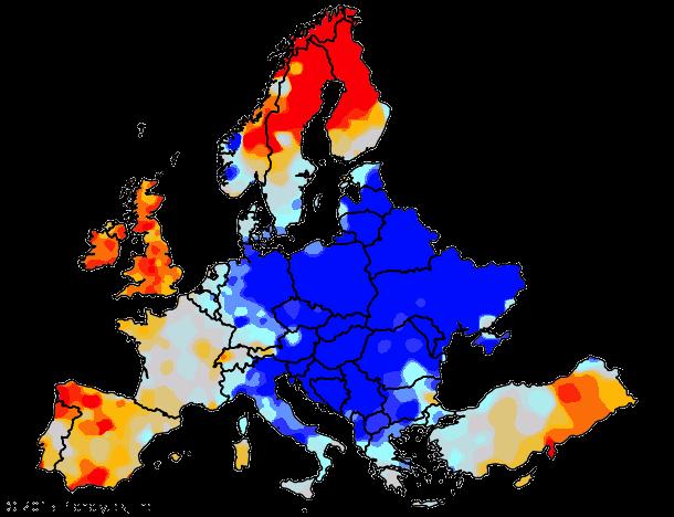 October 27, 2015 Europe Week of November 1 7 Temperature vs.