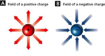 The effect an electric charge has on other charges in the space around it is the charge's electric field.