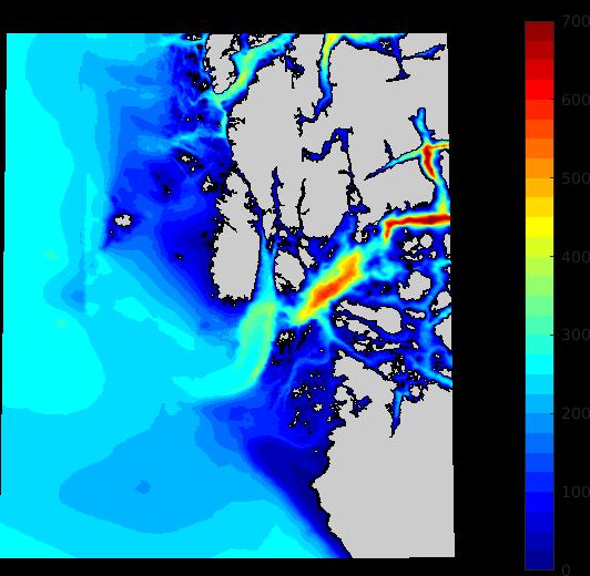 Wave model SWAN - Grid resolution 250m Boundary values (spectra):