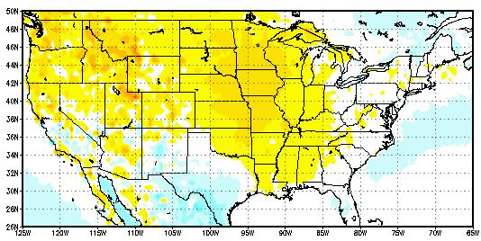 September mean surface-air temperature differences