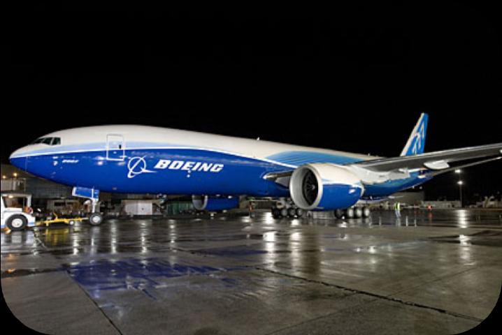Other things I learned The Boeing 777, powered by two GE90 s, burns 3.