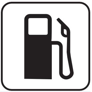 The energy transfer rate of a gas pump pumping 10 gallons a minute is