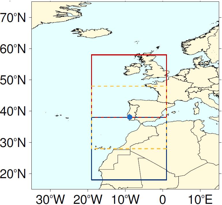 Two EMEP remote coastal monitoring stations Monte Velho, Portugal 38 N, 9 W 8 Hourly observations available