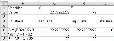 line notation with explicit multiplication, with variables named using row-column notation such as R2 (column R, row 2).