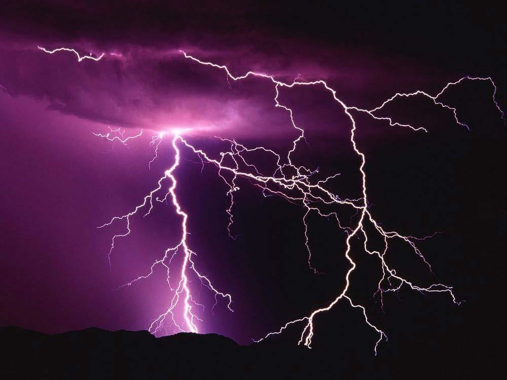 Lightning is nature s static electricity, and it is very powerful.