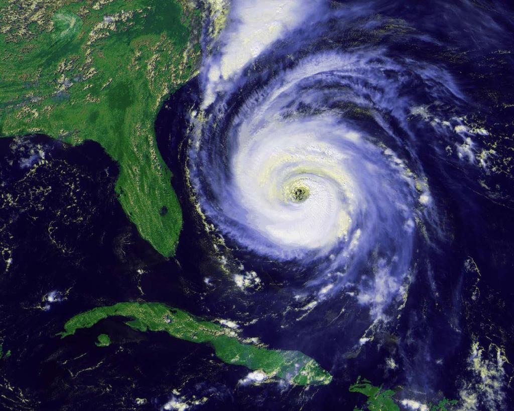 Hurricanes are huge, slow-moving storms that are fueled by heat and