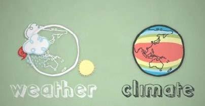 How is weather different from climate?