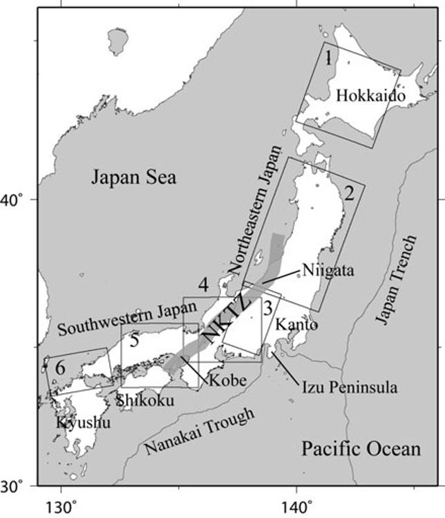 1042 I. CHO AND Y. KUWAHARA: JAPANESE ISLANDS DEFORMATION SIMULATION Table 1. Viscosity parameters a. Item log A n r Q V (MPa n /s) (kj/mol) (cm 3 /mol) UC 4.9 2.97 1.0 242. 0 LC 0.2 3.0 1.0 345. 38.